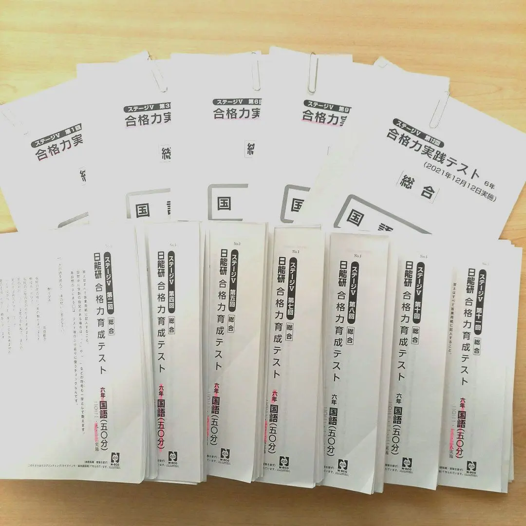 日能研　学習力育成テスト4年生　2021年度　通年セット 2025年最新】日能研 育成テスト 4年 2021の人気アイテム - メルカリ