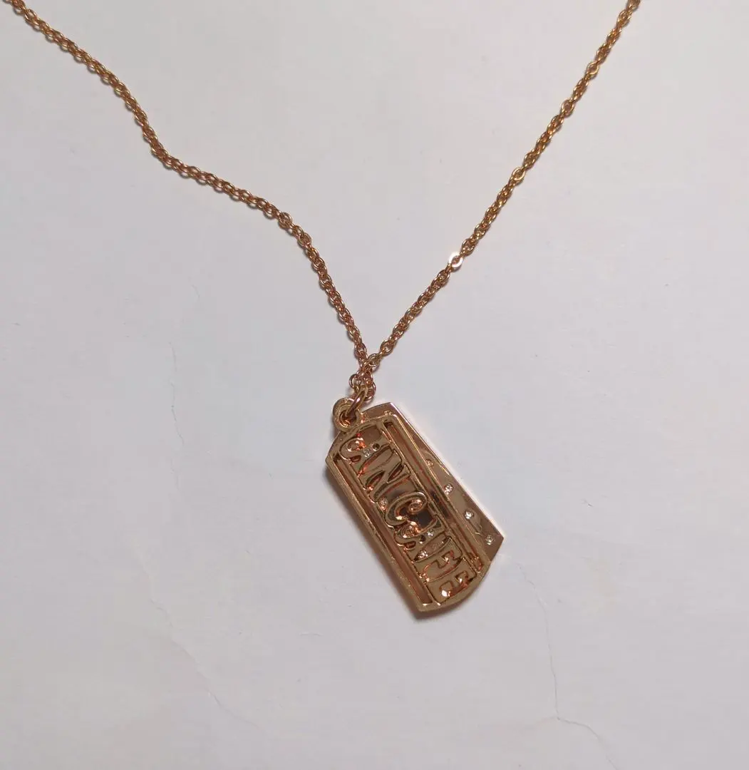 Thumbnail of Antique Cafe (An Cafe) Memorial Pendant Necklace with Serial Number