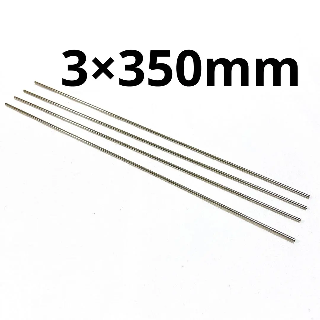 Thumbnail of Stainless Steel Round Rod 3 mm Solid Shaft Rod DIY Craft 4pcs