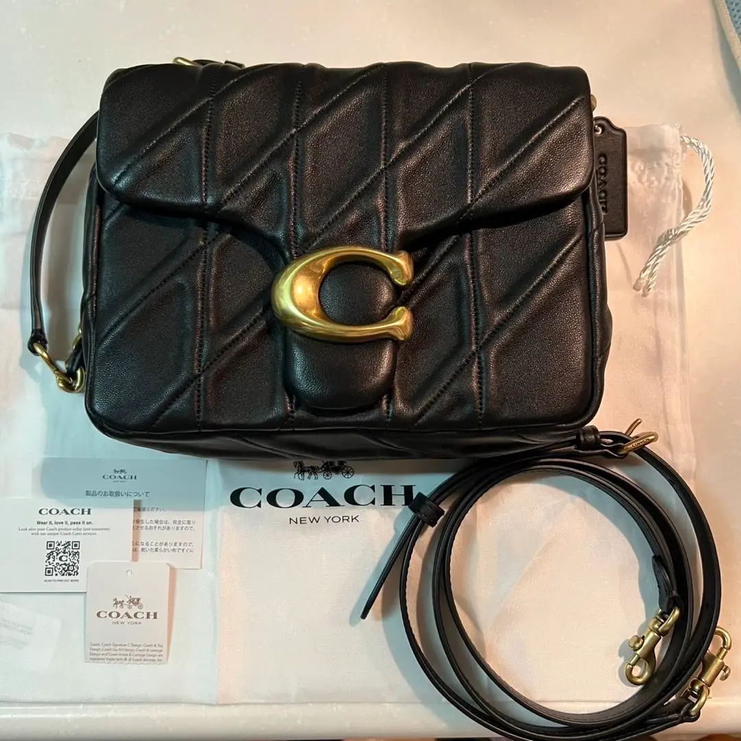 【完売品】【未使用】COACH タイムズスクエア　ショルダーバッグ　ブラック 公式】COACH – コーチ | タイムズ スクエア タビー ショルダー