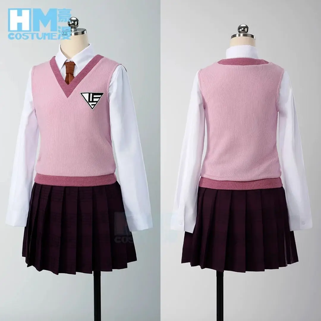 ダンガンロンパv3 赤松楓　コスプレウィッグ 赤松 楓 ( あかまつ かえで ) ウィッグ ダンガンロンパ コスプレ