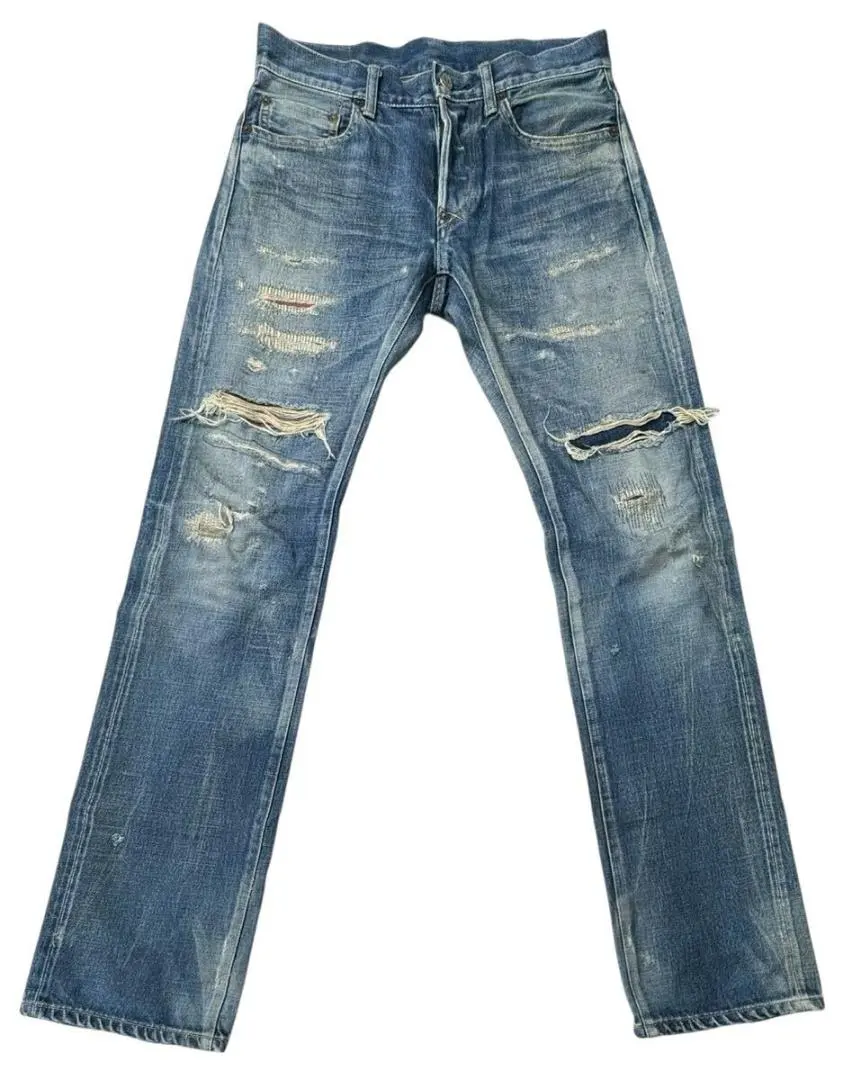 Thumbnail of Lost Control Damage/Repair Processed Denim Pants W28x34