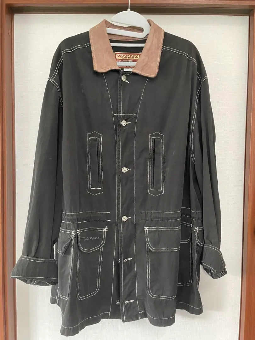 最終価格 00s DIESEL 加工 デニム カバーオール ジャケット 2025年最新】DIESEL メンズ カバーオールの人気アイテム - メルカリ
