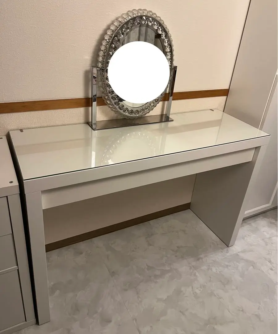 ちゃっぷ様 送料込み IKEA MALM マルム ドレッサー MALM マルム ドレッシングテーブル, ホワイト, 120x41 cm - IKEA