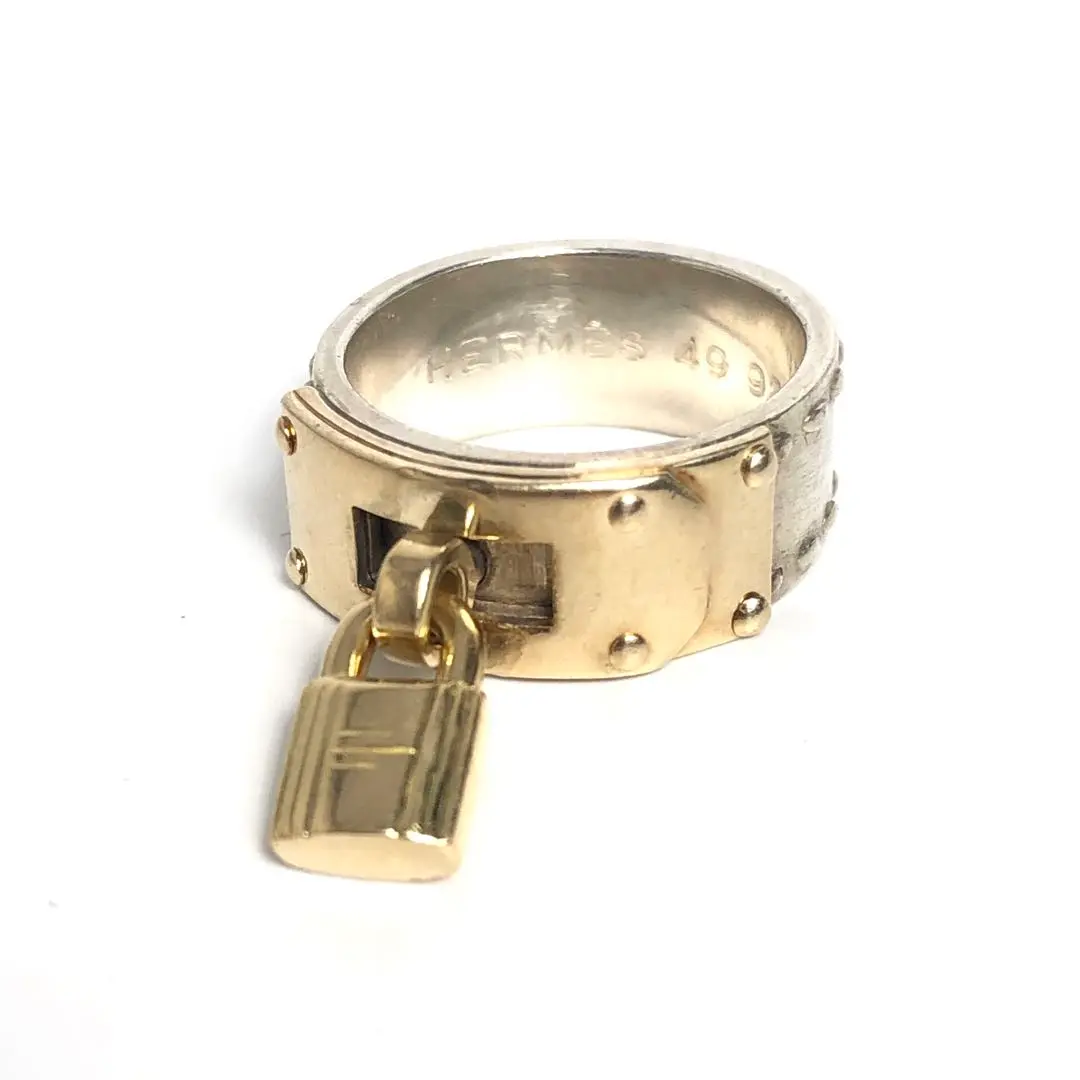 【超希少・美品】HERMES ケリーリング GM Ag925 11.5号 HERMES エルメス ケリーリング GM 指輪 Ag925 シルバー #52 約