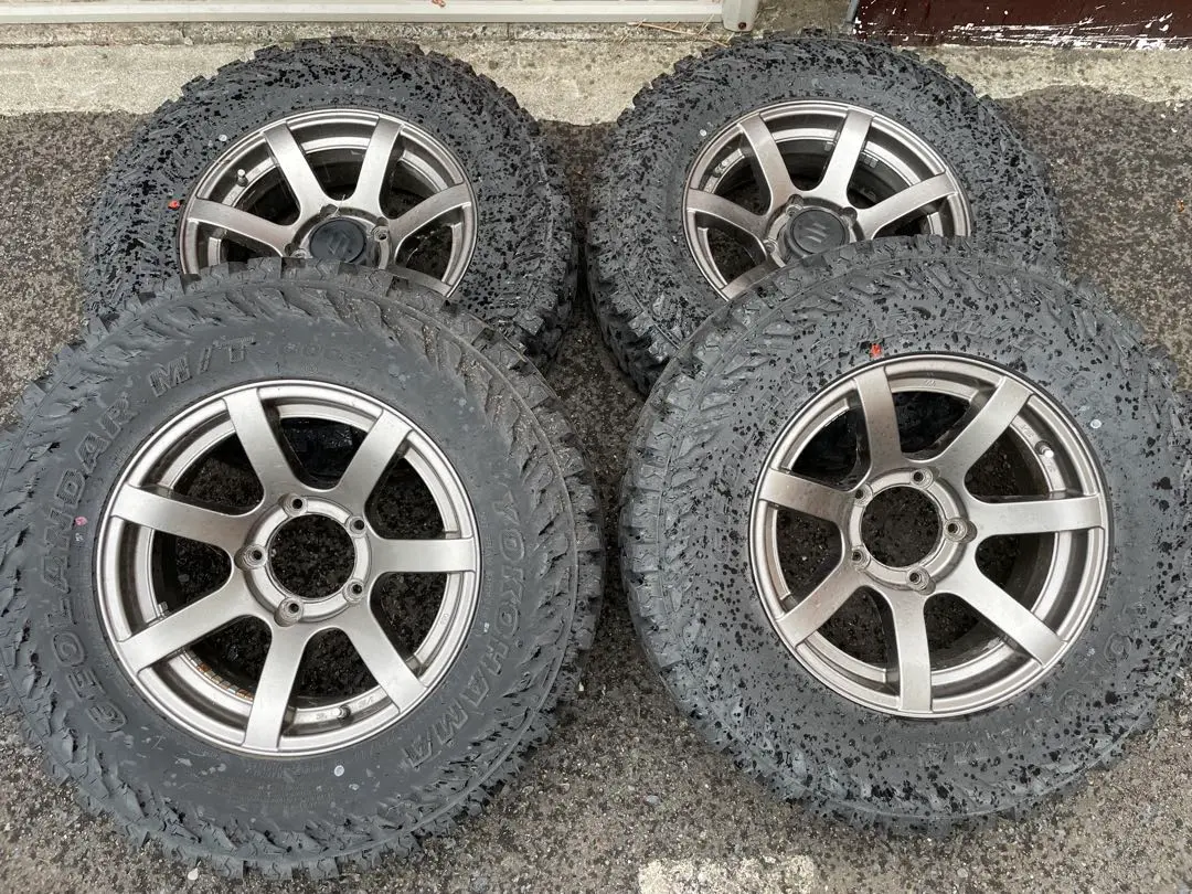 ORIGIN MUD-S7】マットブラック ジムニー 205/80R16