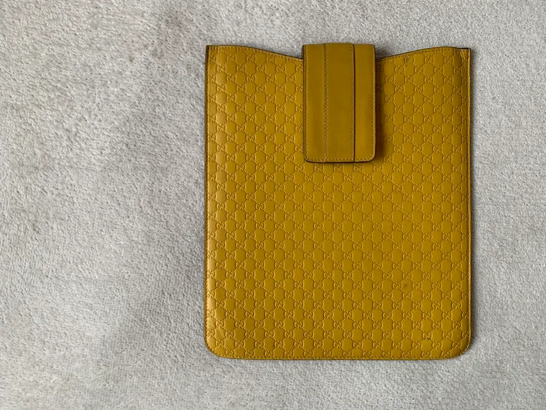 GUCCI - GUCCI グッチ iPad タブレットケース GG柄 シマレザー New Authentic GUCCI GG Monogram Guccissima Leather iPad Case