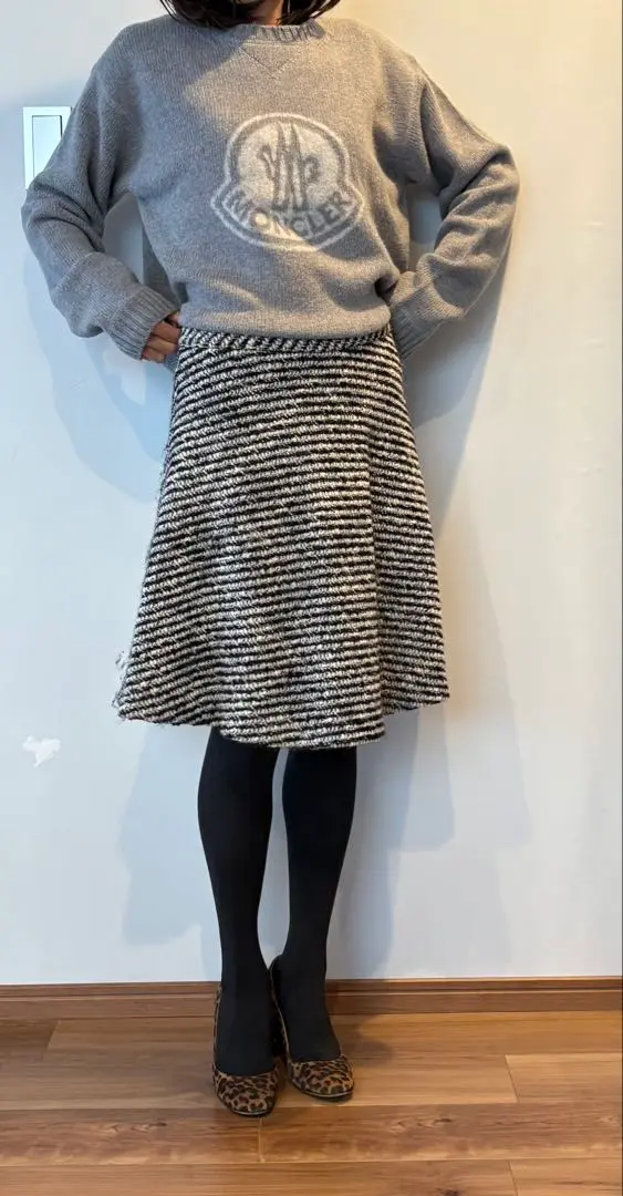 MONCLER モンクレール GONNA 切替 フレアースカート 119365.jpg
