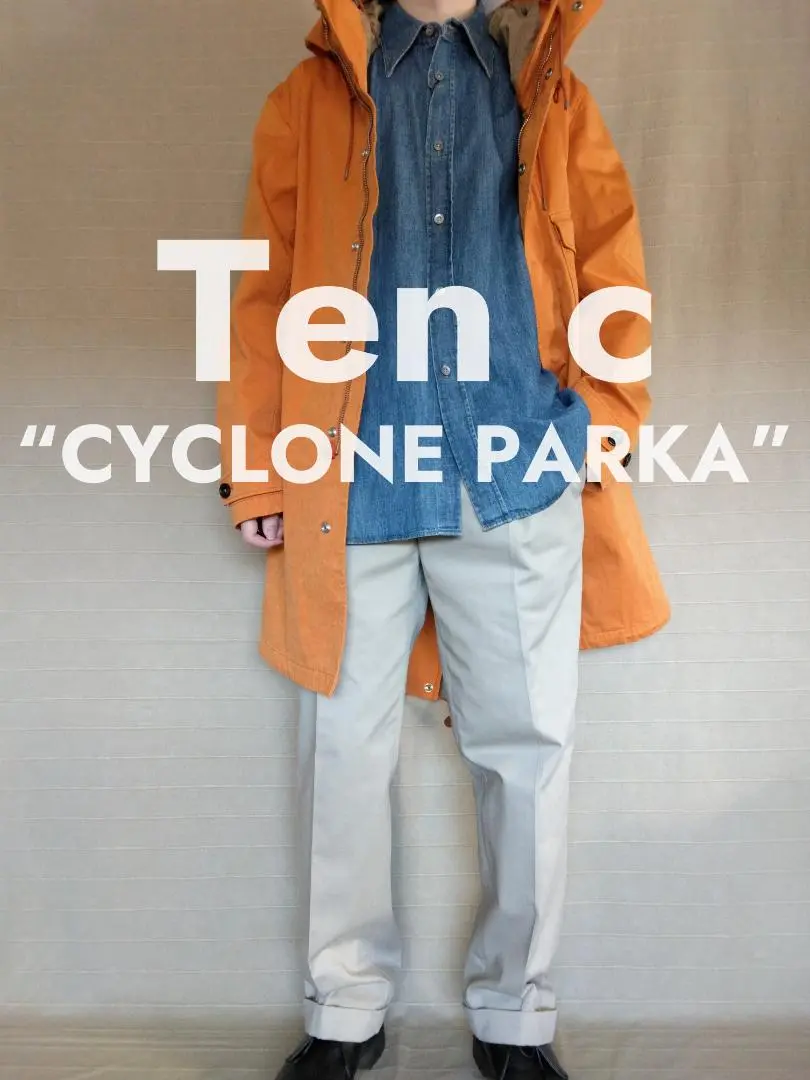 Ten-c cyclone parka サイクロンパーカ 50 stone テンシー Ten c アウター モッズコート ミリタリージャケット