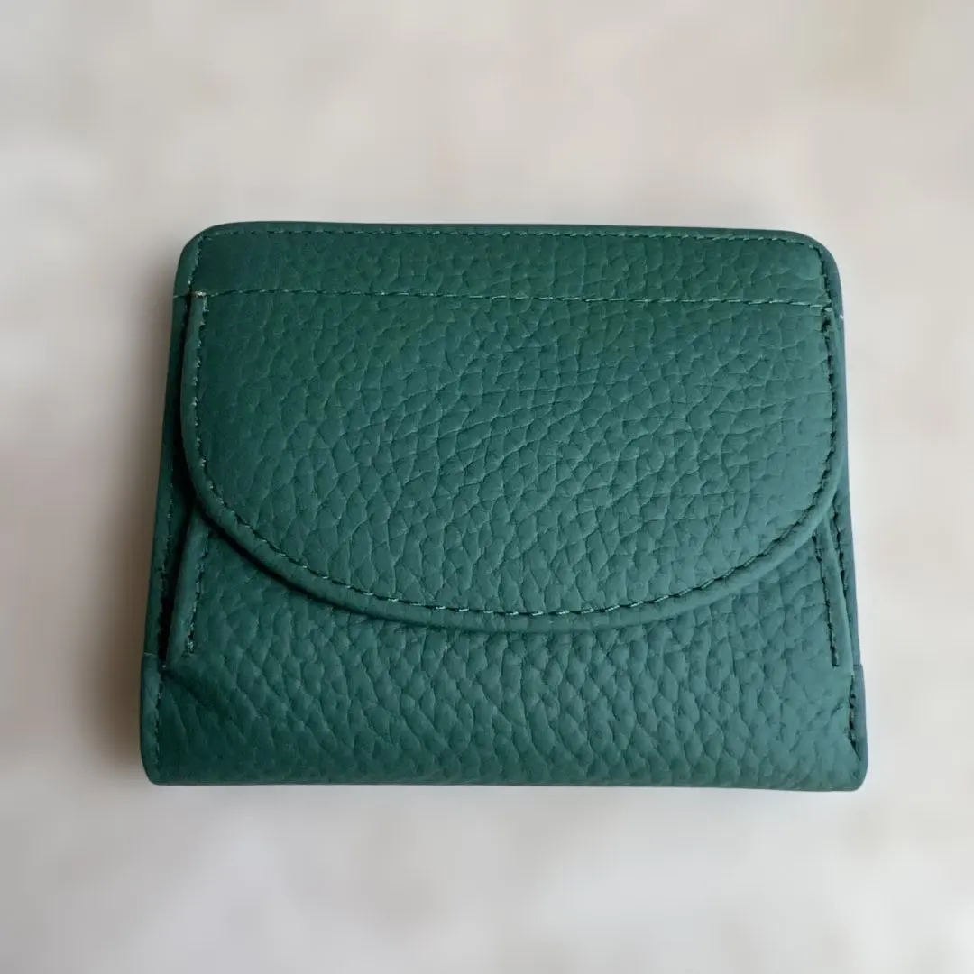 Thumbnail of Green bifold wallet for women