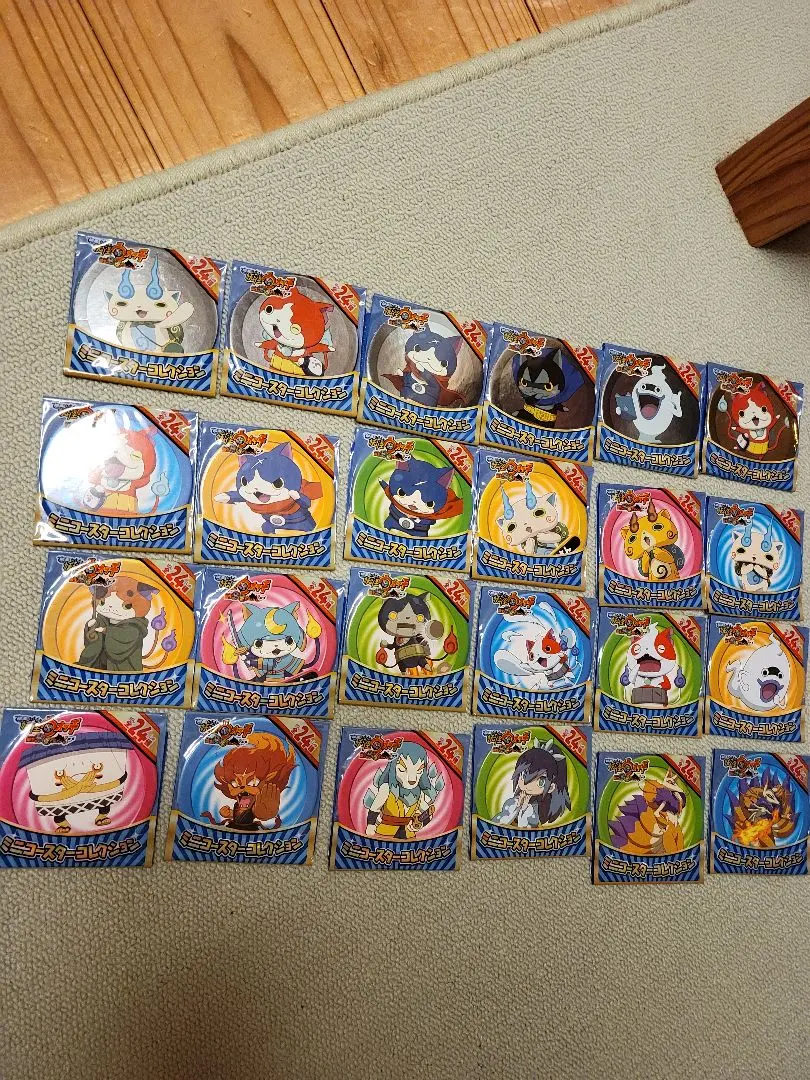 Thumbnail of Yo-kai Watch Coasters - Non-sale, all 24 types, Movie: Yo-kai Watch: The Secret of the Birth of Nyan!