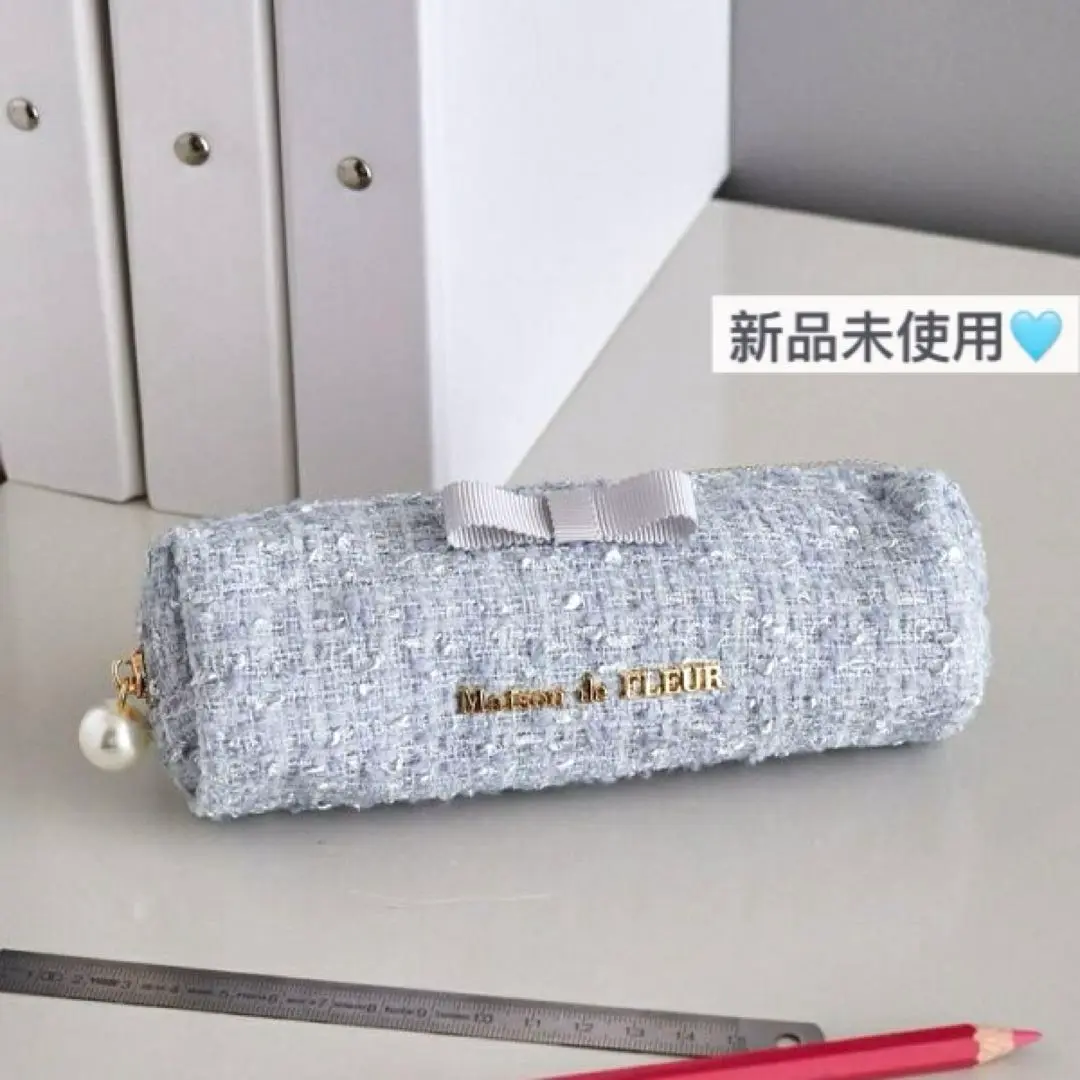 エルメス 【メドール ペンケース ライトブルー】 本革（赤） | 福岡ランドセルリメイク店 MiD CENTURY PLUS