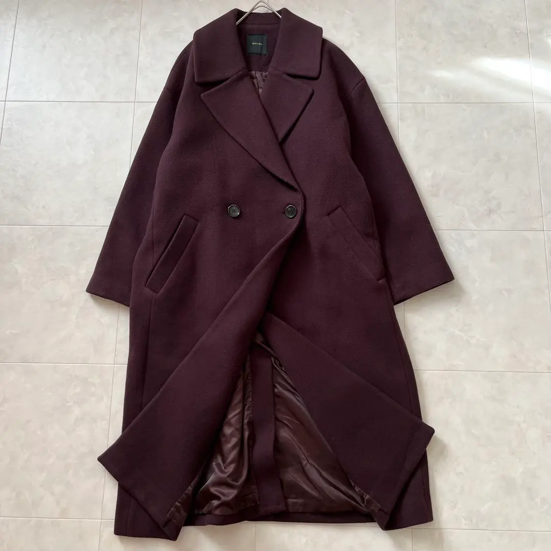 Thumbnail of Spick & Span Double Chester Long Coat Wide F Dark Brown