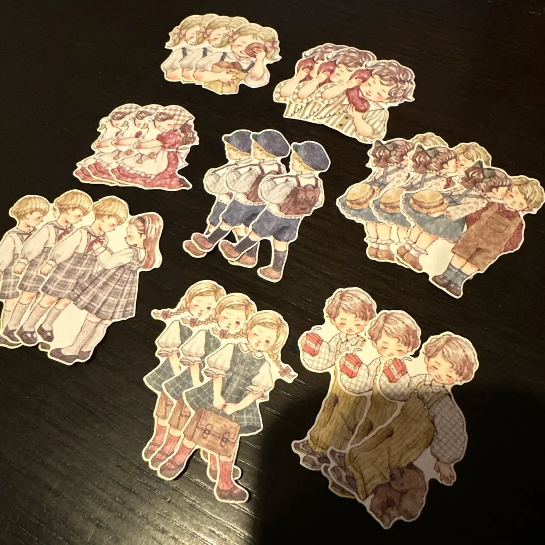 Thumbnail of Children's Illustrations - Flake Stickers (24 pieces x 3 sets)