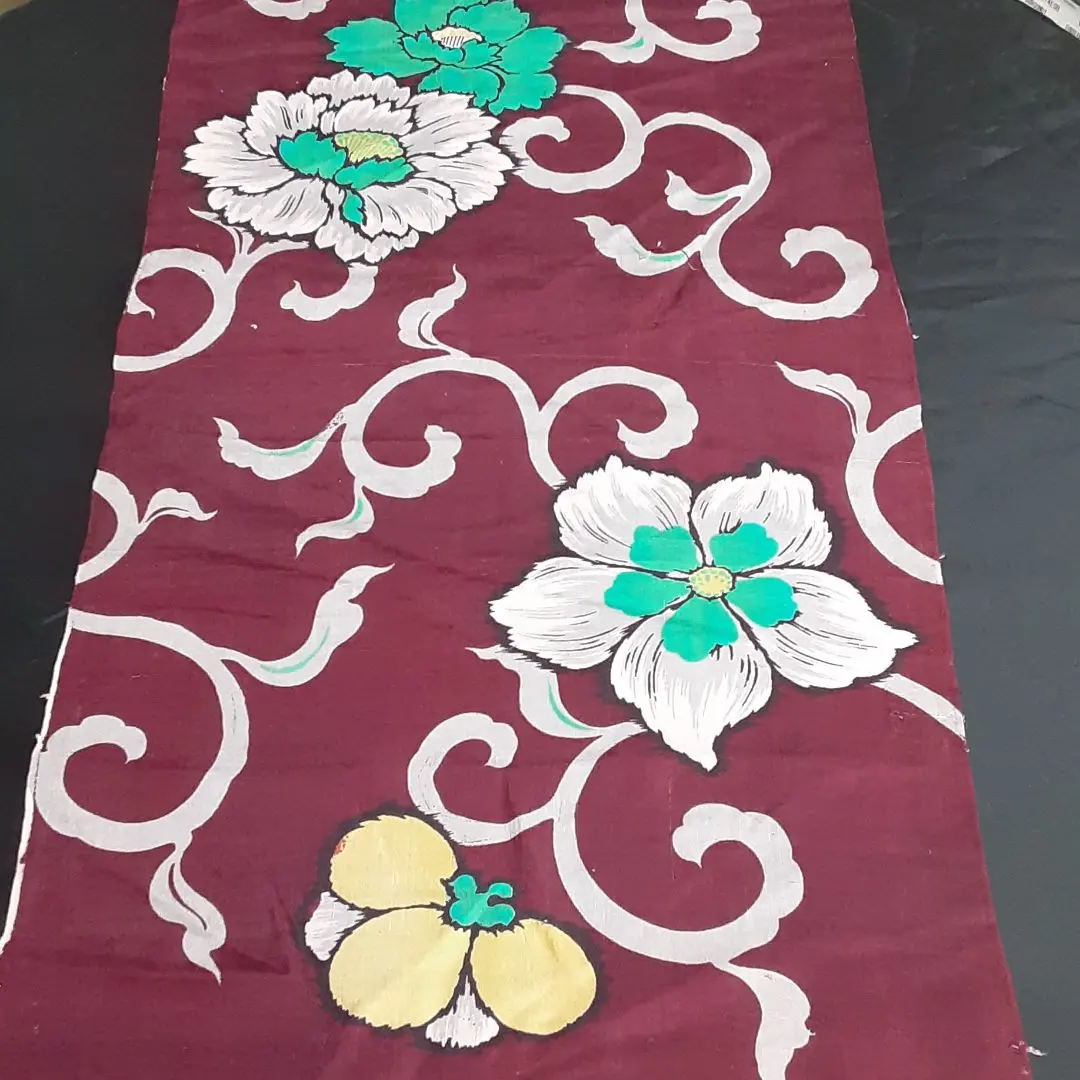 Thumbnail of Kimono scraps, old silk fabric scraps