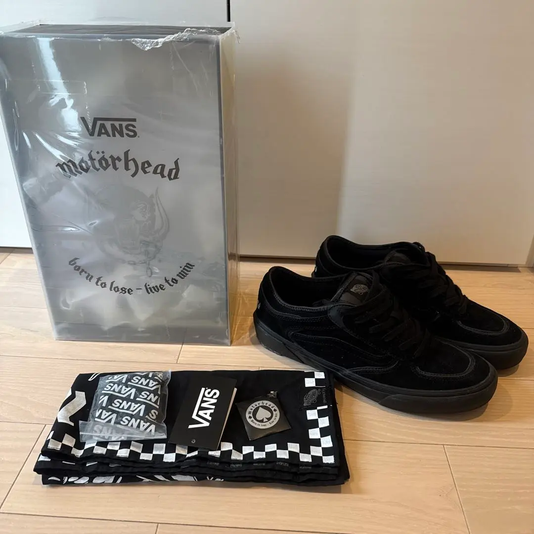【貴重品】VANS Motörhead コラボモデル ブラック　モーターヘッド Vans × Motorhead『Skate Slip-On & Rowley』が国内9月2日に発売
