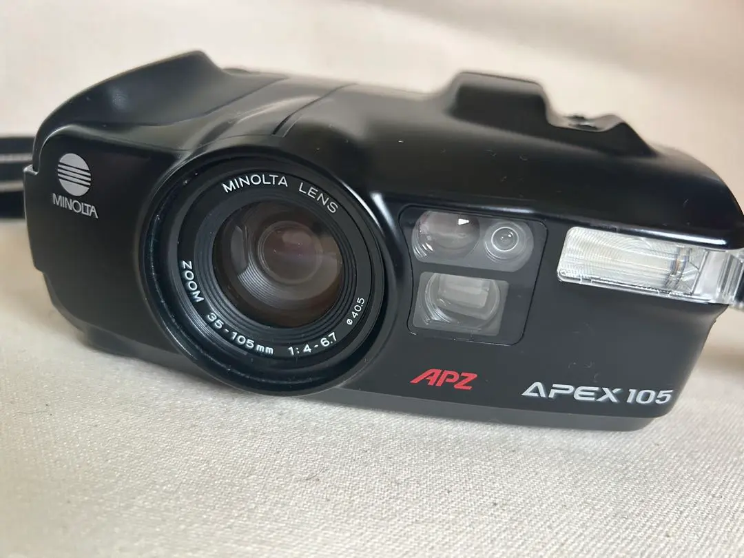 フィルムカメラ MINOLTA  APEX105  APZ MINOLTA MAC-TELE MINOLTA APEX105 イベントみたいな名前ですがカメラです - 雑食