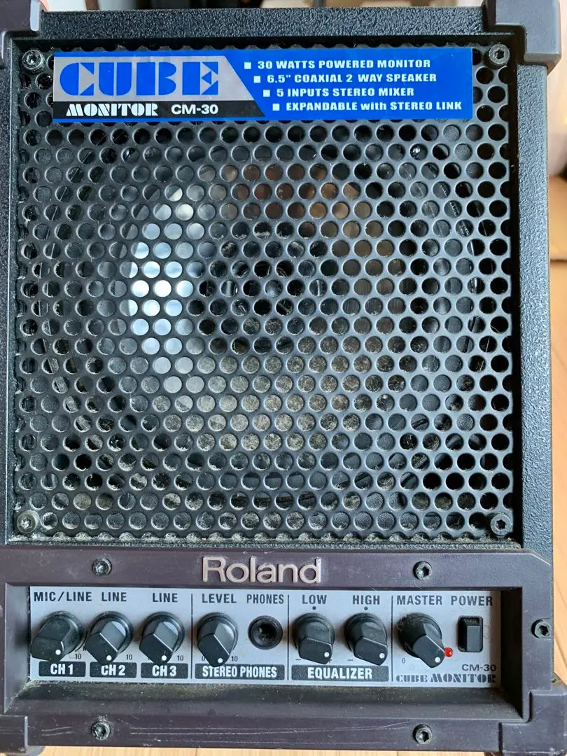 専用出品 ROLAND CM-30 ローランド モニターアンプ スピーカー Roland 【展示品特価】Roland CM-30 モニタースピーカー