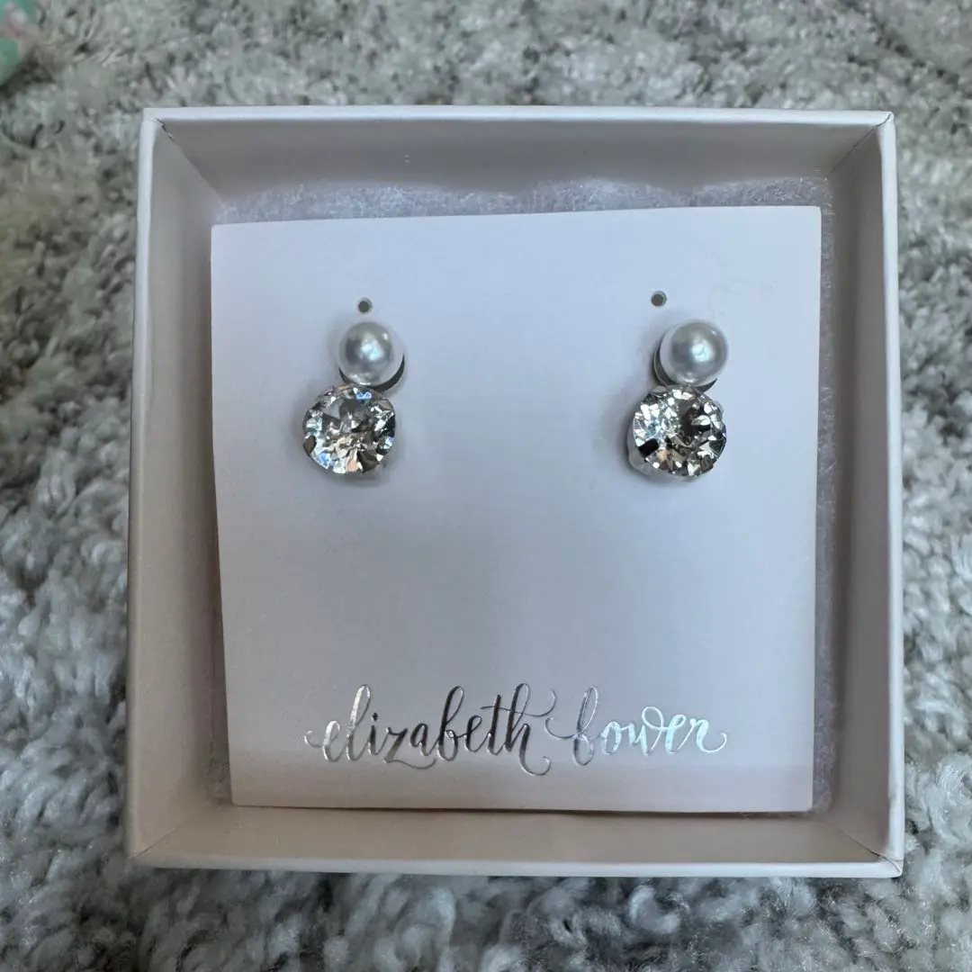 【最終値下げ】エリザベスバウアー　Elizabethbower ピアス Elizabeth Bower Lace Crystal ピアス｜ER233e