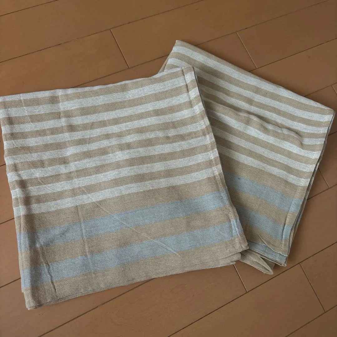 Thumbnail of Malaika Cross Cover Multi Cover Indian Cotton Square Cloth Set of 2