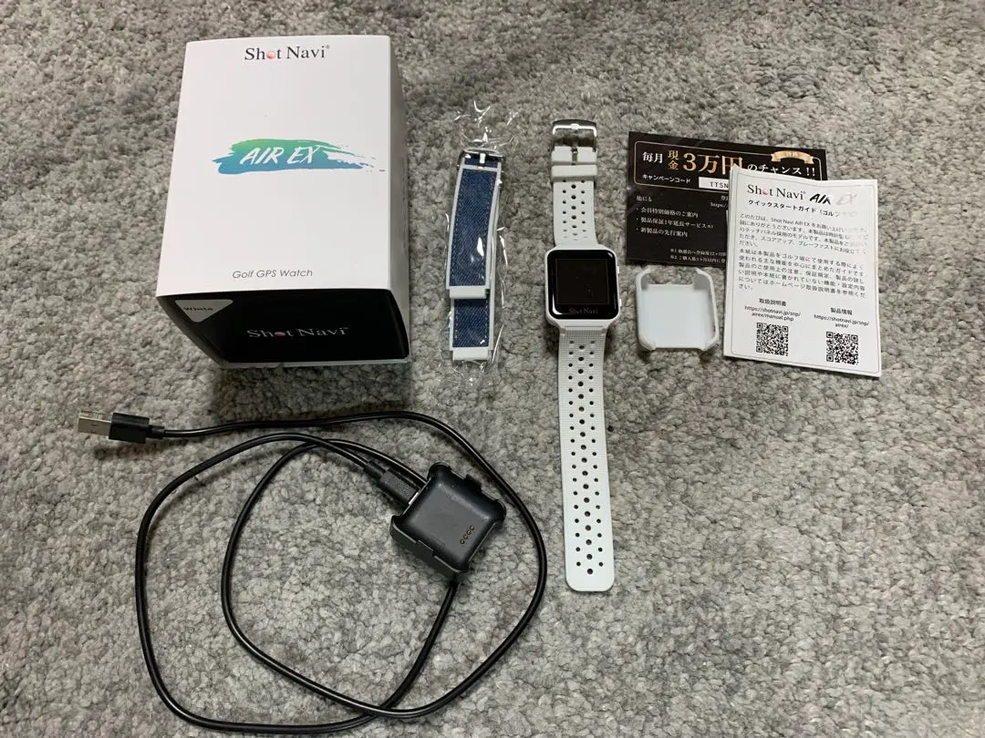 2024年6月28日購入定価29,700円新品ショットナビAIR EX ホワイト