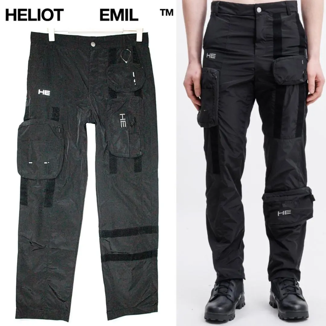 HELIOT EMIL Punctured カーゴパンツ ジップデザイン HELIOT EMIL Punctured カーゴパンツ ジップデザイン（2025年