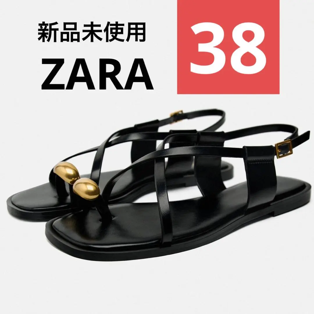2025年最新】メタルトリムストラップフラットスライドサンダルの