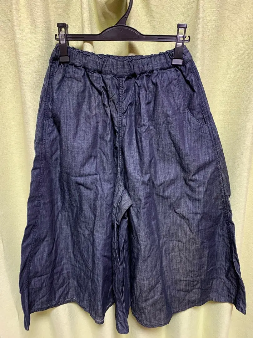 Thumbnail of Studio Mini Denim Gaucho Pants - Navy
