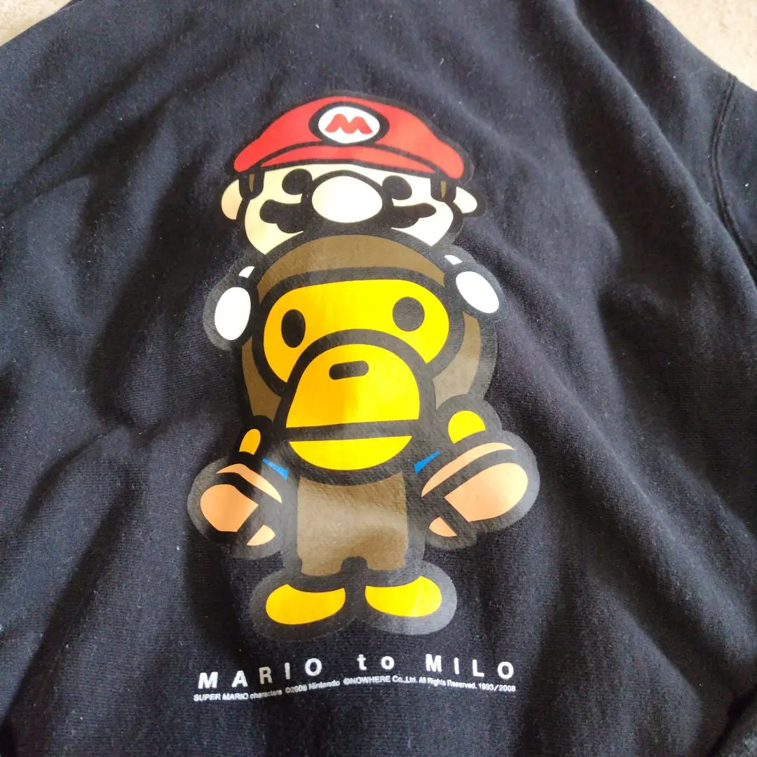 アペイシングエイプ ★マリオ パーカー babymiloフーディー キッズサイズ 2025年最新】APE マリオ パーカーの人気アイテム - メルカリ