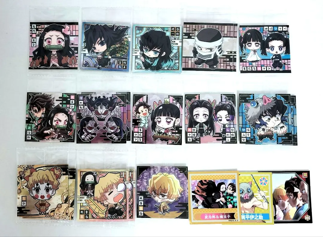 Thumbnail of Demon Slayer Wafer Seal Retsuden Set Giyu, Muichiro, Zenitsu