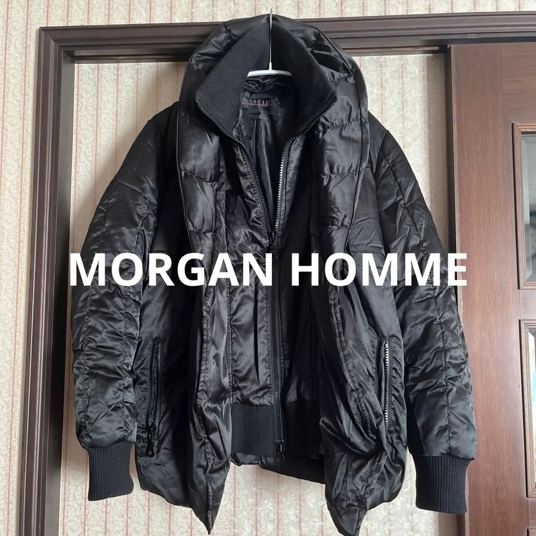 モルガンオムMORGAN HOMME ◇ダウンジャケット MORGAN HOMME モルガンオム 重ね着風 ダウンジャケット ブルゾン