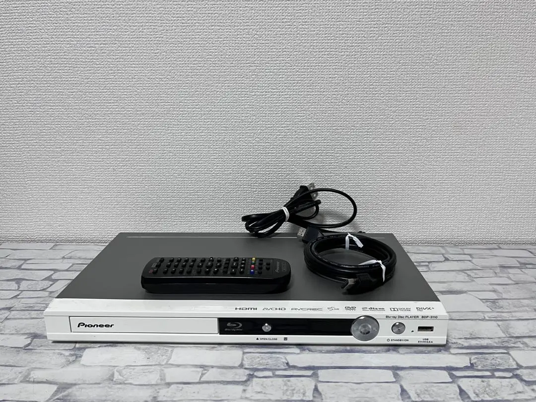 【動作確認済】Pioneer BDP-3110 Blu-rayプレーヤー① Amazon.co.jp: Pioneer ブルーレイディスクプレーヤー ブラック