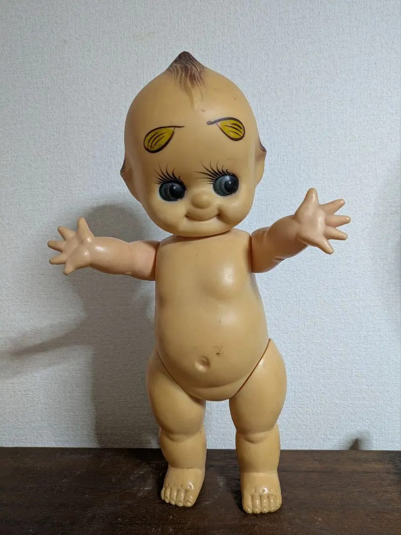キューピー人形 昭和レトロ 70年代80年代 緑の羽根 日本製 キューピー人形 昭和レトロ 70年代80年代 緑の羽根 日本製