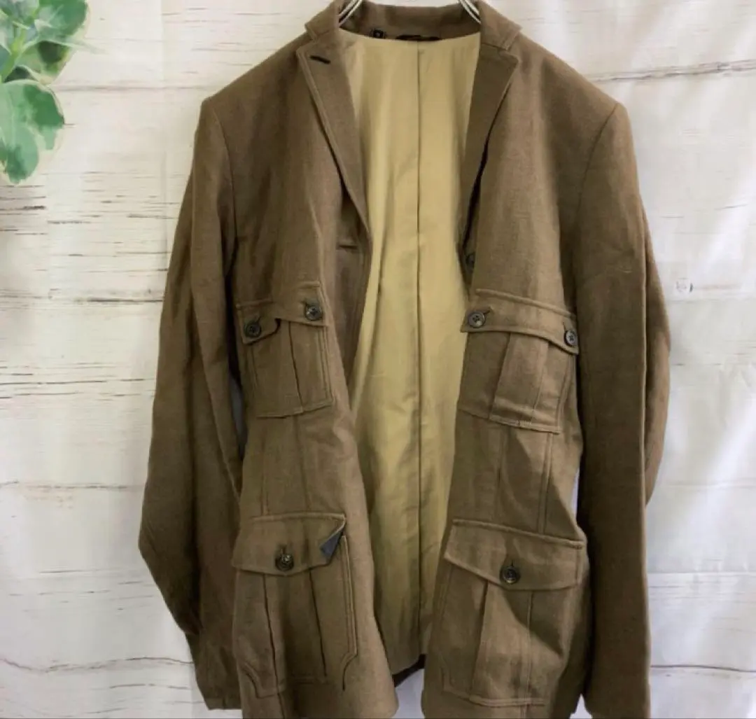 未使用 YAB-YUM ヤブヤム ジャケット 肉厚起毛ウール size:M YAB-YUM | VERTICAL CUT COAT - c a b i n e t O N L I N E
