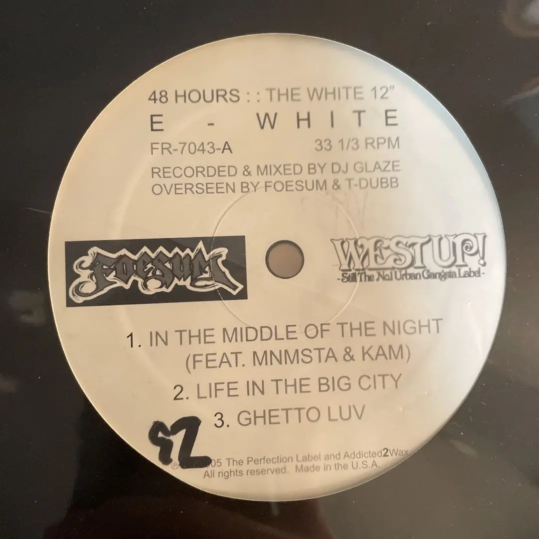 foesum runnin' game remix レコード Foesum – Runnin' Game – Vinyl (12