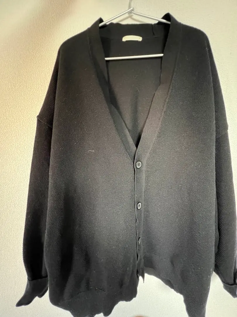Thumbnail of Black button-up cardigan
