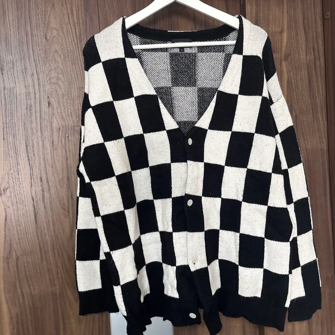 Thumbnail of PAGEBOYLIM Checkered Cardigan M size Checker Unisex