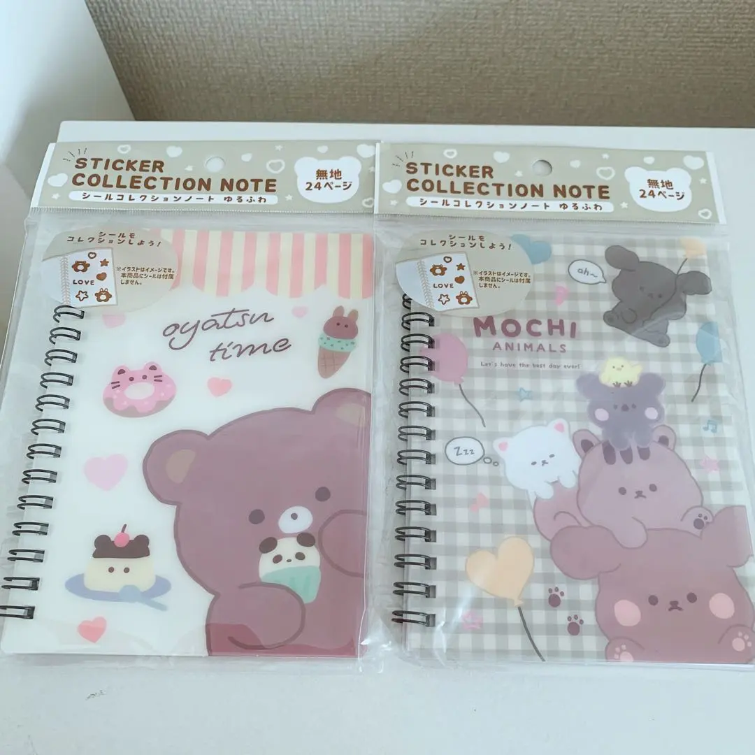 Thumbnail of Two-piece set: Sticker Collection Notebook - Yuru Fuwa (Relaxed & Fluffy)