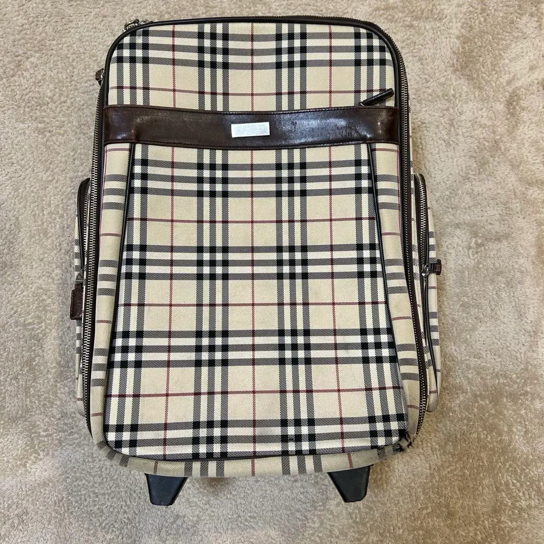 【⭐️ほぼ未使用❣️稀少品⭐️】Burberry チェック柄 キャリーケース　状態良好 BURBERRY 【美品】Burberrys バーバリーズ ガーメントケース