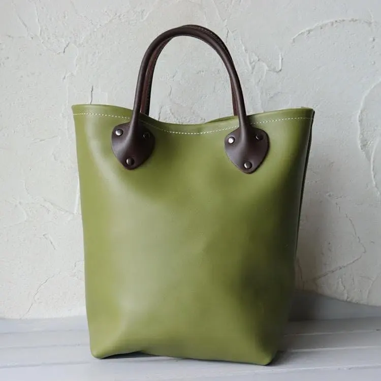 Thumbnail of Olive Green Unisex Rare Color Tote Bag with Inner Hook 6242