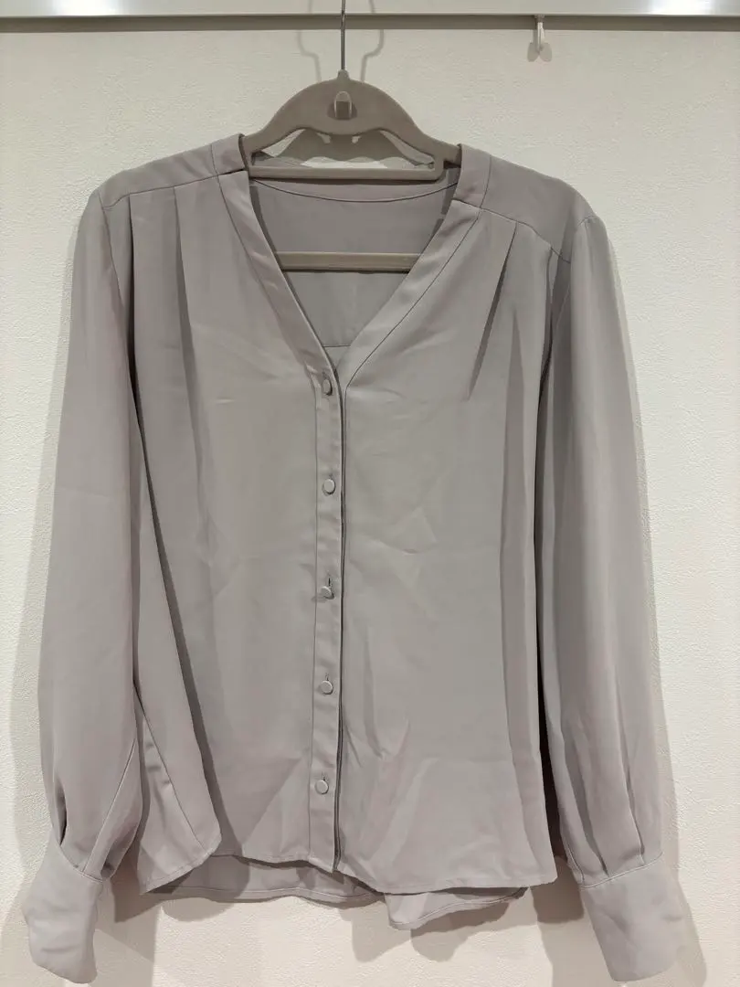 Thumbnail of PLST Gray Long Sleeve Shirt