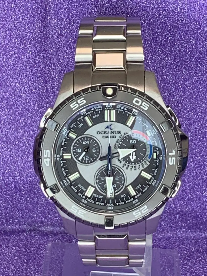 カシオ オシアナス カシャロ クロノグラフ OCW-P500TDJ-1A2JF