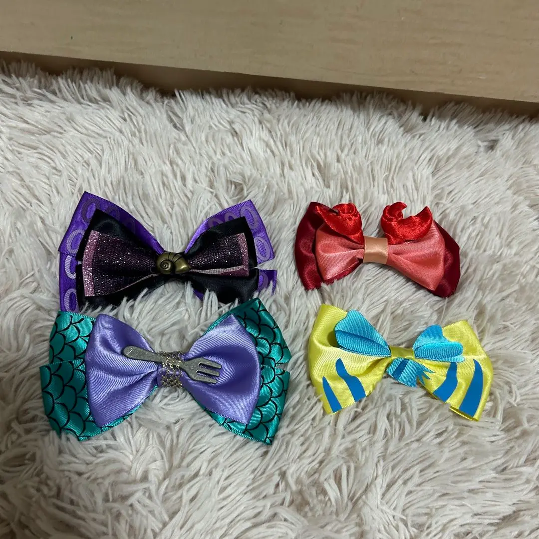 ディズニーヴィランズ　アースラ　ハロウィン　ヘアクリップ　リング　ブレスレット ディズニーヴィランズ アースラ ハロウィン ヘアクリップ リング