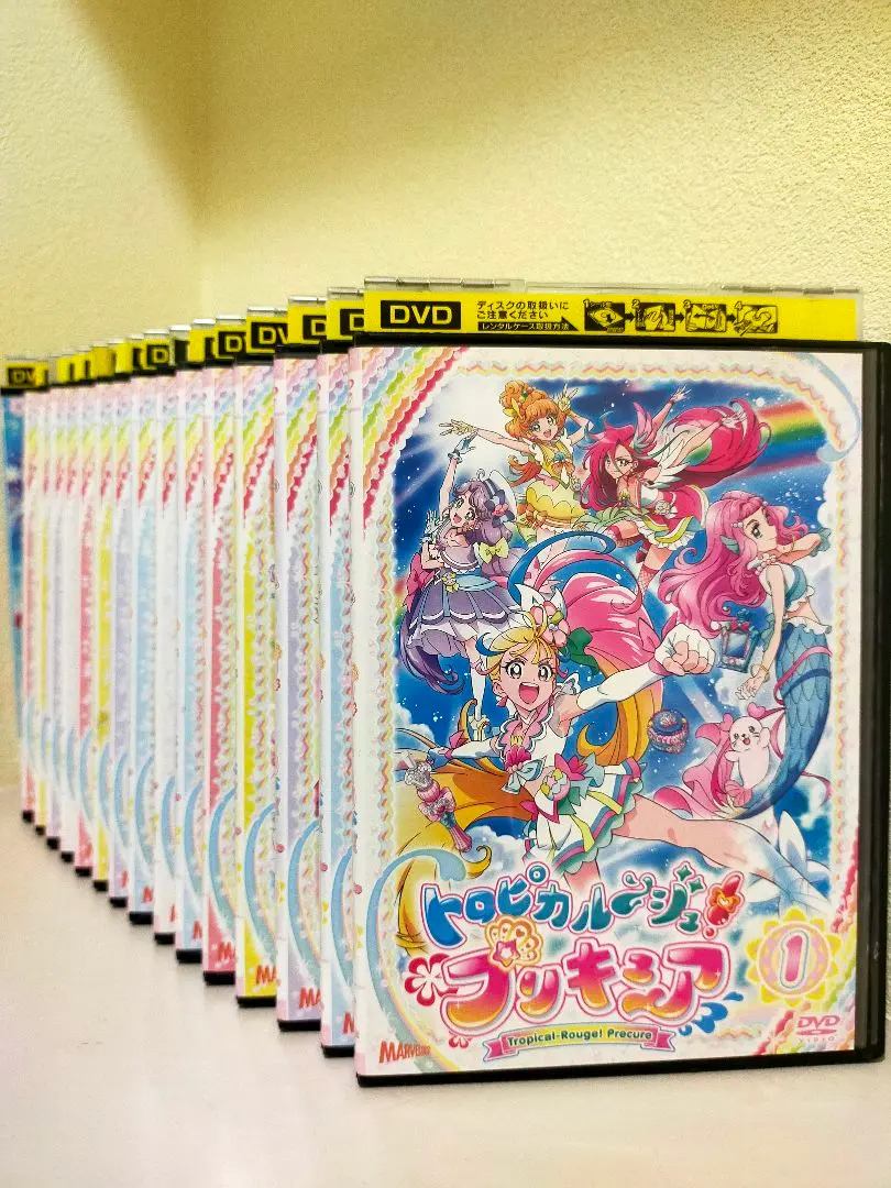 トロピカルージュプリキュア DVD 全15巻＋映画 計16巻 レンタル落ち Amazon.co.jp: トロピカル～ジュ! プリキュア [レンタル落ち] 全