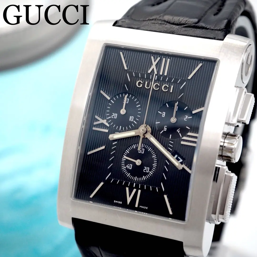 GUCCI グッチ 8600M Gメトロ クロノグラフ 腕時計 正規品 レンタル商品【8600M】GUCCI Gメトロ クロノグラフ｜カリトケ
