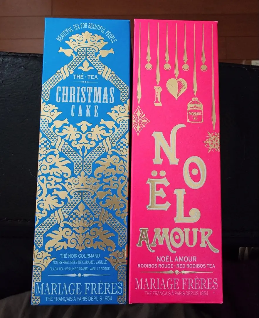 マリアージュフレール 未使用品3個セット ノエルアムール, マルコポーロ,バニラ NOEL AMOUR / ノエル アムール - 緑茶のフレーバード ティー