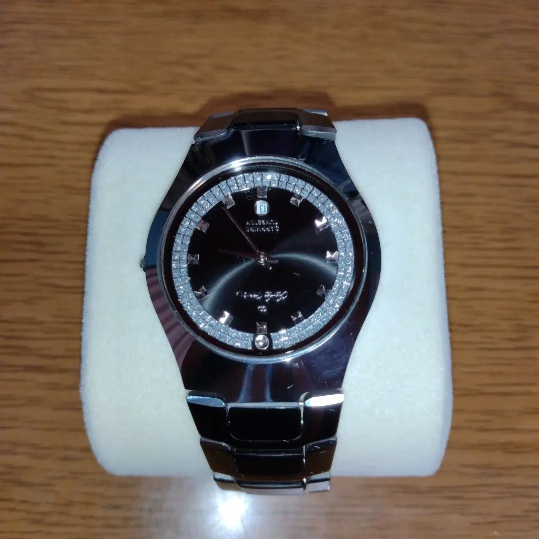 新品Charles Perrinタングステン腕時計メンズ未使用ワインレッド 新品Charles Perrinタングステン腕時計メンズ未使用ワインレッド