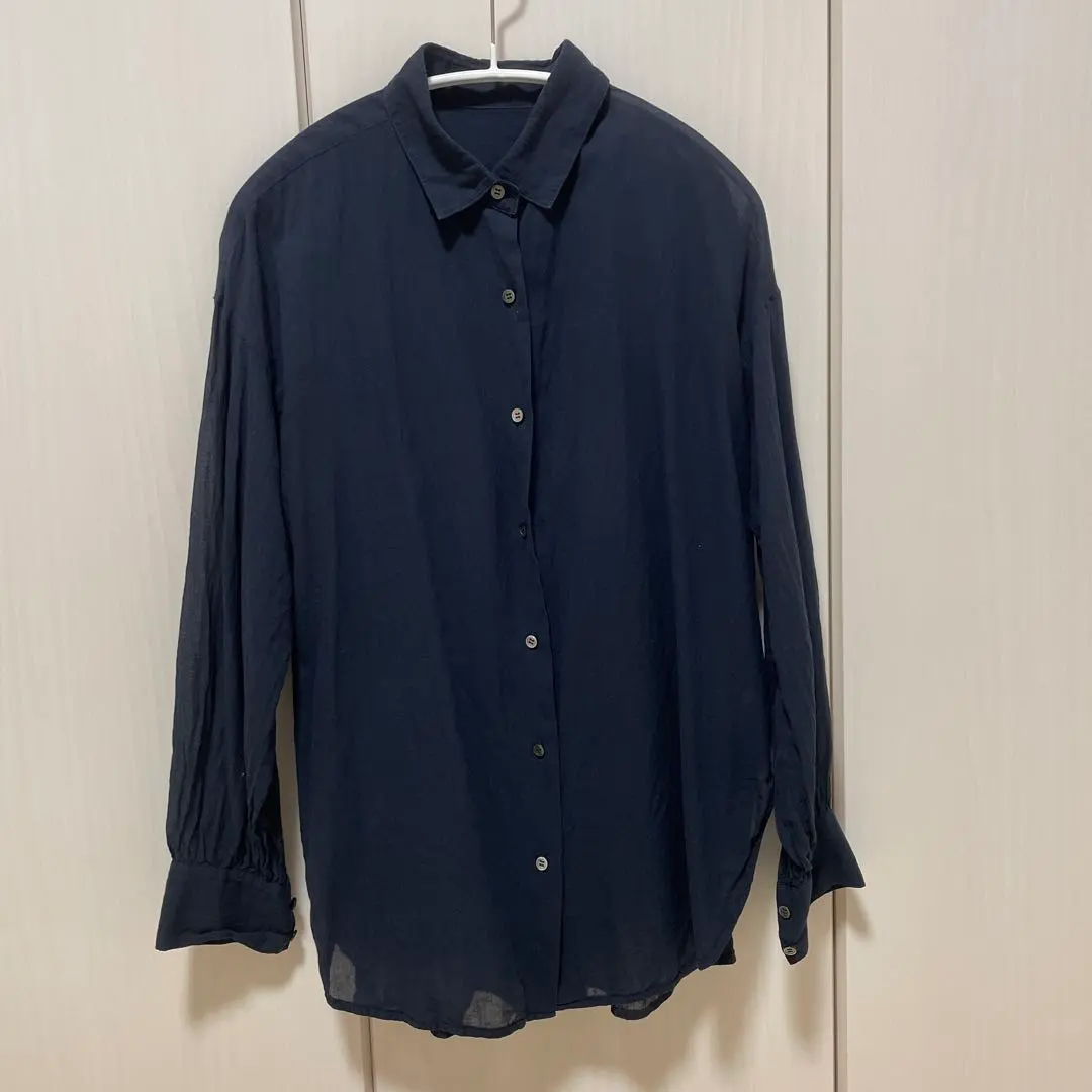 Thumbnail of Excellent Condition: Mallet Met Navy Sheer Shirt