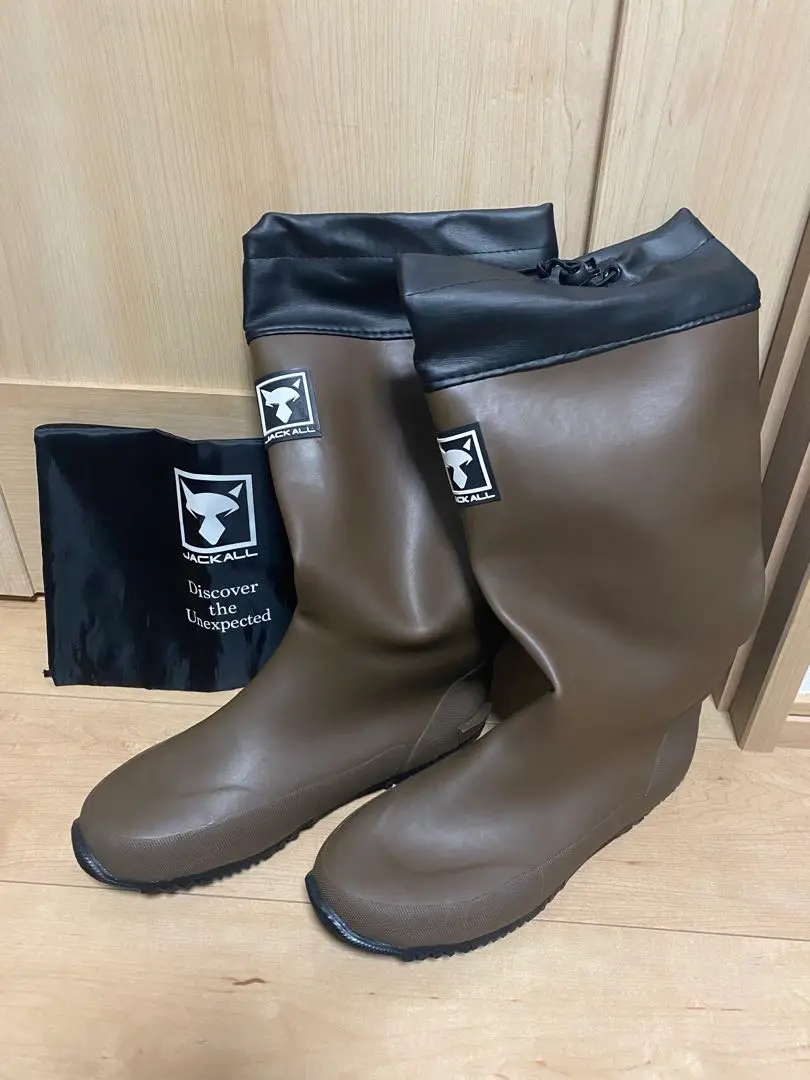 JACKALL ジャッカル パッカブルブーツ レッド L 26〜26．5