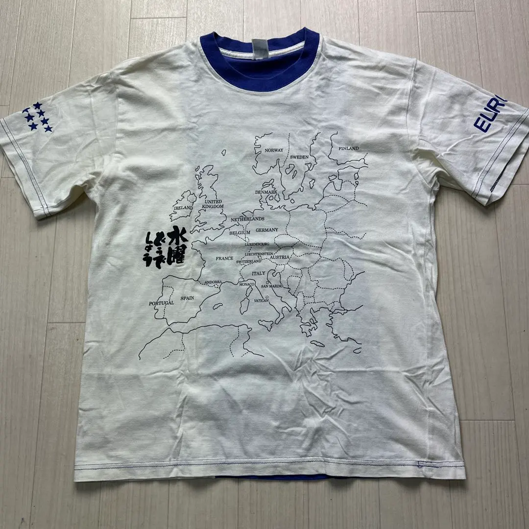 【送料込み】水曜どうでしょう　EURO21 Tシャツ　Sサイズ ブルー(S)Tシャツ 水曜どうでしょう EURO21 : 水曜どうでしょう